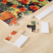 Greece Vintage Travel Poster ジグソーパズル (側面)