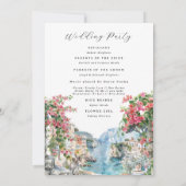 Greece Wedding Weekend Welcome Digital 招待状 (裏面)