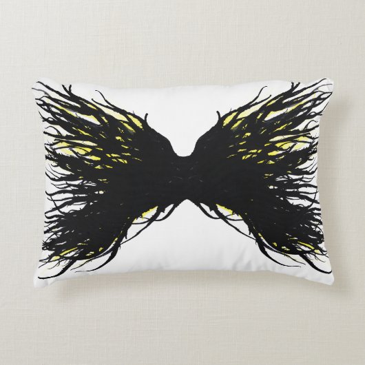 Greed Abstract 7 Deadly Sins Alcohol Ink Art アクセントクッション (正面)