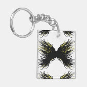 Greed Abstract 7 Deadly Sins Alcohol Ink Art キーホルダー (正面左)