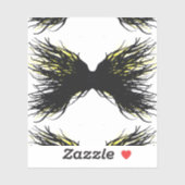 Greed Abstract 7 Deadly Sins Alcohol Ink Art シール (シート)