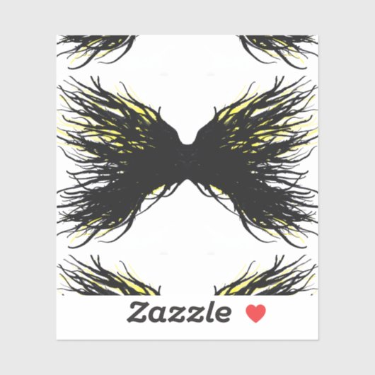 Greed Abstract 7 Deadly Sins Alcohol Ink Art シール (シート)