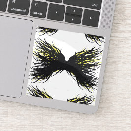 Greed Abstract 7 Deadly Sins Alcohol Ink Art シール