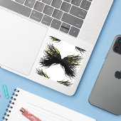 Greed Abstract 7 Deadly Sins Alcohol Ink Art シール (ノートパソコンとiPhone)