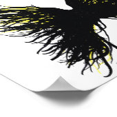 Greed Abstract 7 Deadly Sins Alcohol Ink Art ポスター (角)