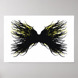 Greed Abstract 7 Deadly Sins Alcohol Ink Art ポスター