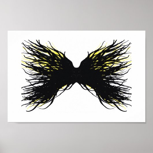 Greed Abstract 7 Deadly Sins Alcohol Ink Art ポスター (正面)