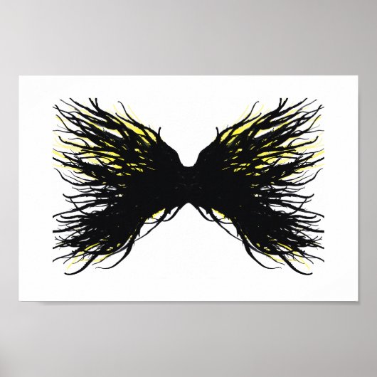 Greed Abstract 7 Deadly Sins Alcohol Ink Art ポスター (正面)