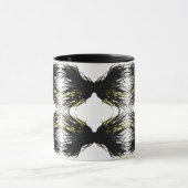 Greed Abstract 7 Deadly Sins Alcohol Ink Art マグカップ (中央)