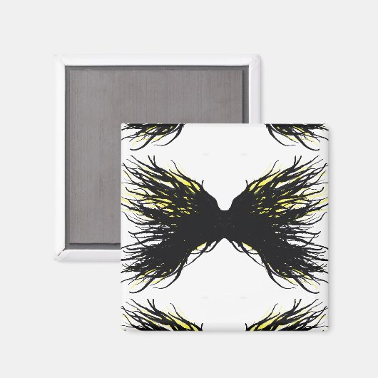 Greed Abstract 7 Deadly Sins Alcohol Ink Art マグネット (正面/裏面)