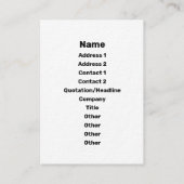 Greek Alphabet 名刺 (裏面)