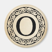 Greek Alphabet Letter Omicron マグネット (正面)