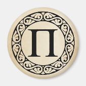Greek Alphabet Letter Pi マグネット (正面)