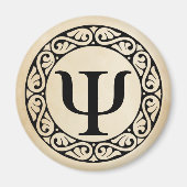 Greek Alphabet Letter Psi マグネット (正面)