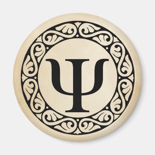 Greek Alphabet Letter Psi マグネット (正面)