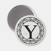 Greek Alphabet Letter Upsilon マグネット (正面/裏面)