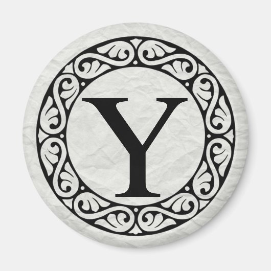 Greek Alphabet Letter Upsilon マグネット (正面)