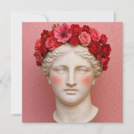 Greek ancient flower woman. カード