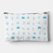 Greek Beach Minimalist アクセサリーポーチ (裏面)