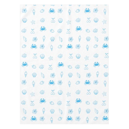 Greek Beach Minimalist テーブルクロス (正面)