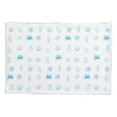 Greek Beach Minimalist 枕カバー (裏面)