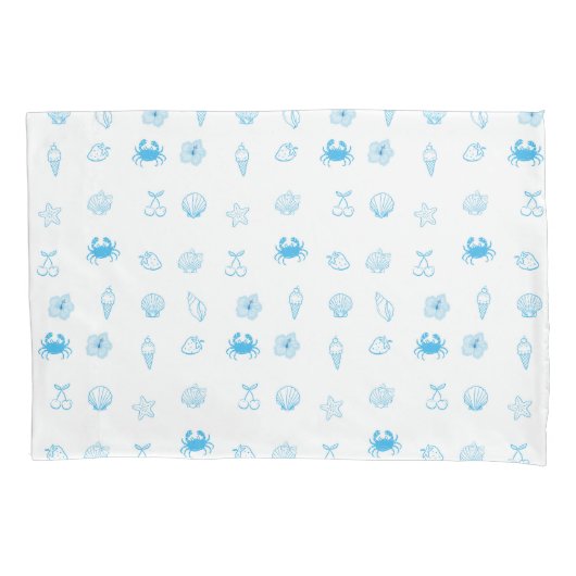 Greek Beach Minimalist 枕カバー (正面)