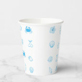  Greek Beach Minimalist 紙コップ (左)