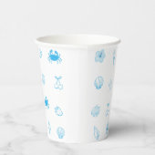  Greek Beach Minimalist 紙コップ (右)