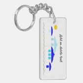 Greek Design Just Add Text キーホルダー (正面左)