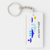 Greek Design Just Add Text キーホルダー (正面)