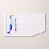 Greek Design Just Add Text バスタオルセット (ハンドタオル)