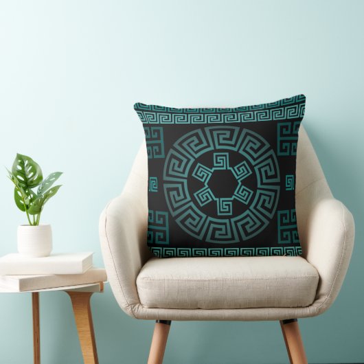 Greek Design  Throw Pillow クッション (椅子)
