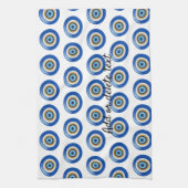 Greek Eye Design Just Add Text キッチンタオル (縦)
