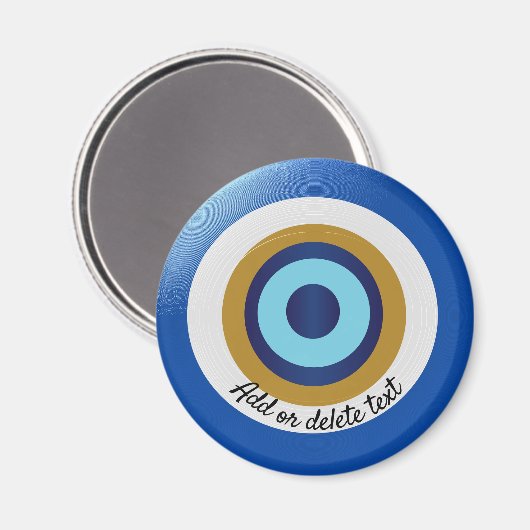 Greek Eye Design Just Add Text マグネット (正面/裏面)