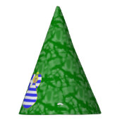 Greek Flag Angel Talking Blond Personalized パーティーハット (右)