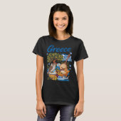 Greek Flag Outfit Idea for Kids with Hellenic Tシャツ (正面フル)