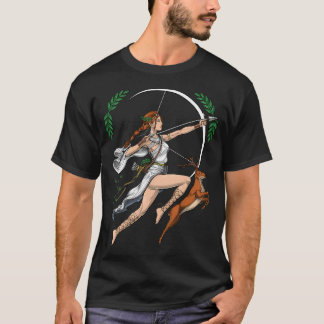 Greek Goddess Artemis Tシャツ