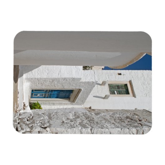 Greek Island Architecture Magnet マグネット (横)