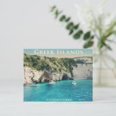 Greek Islands Postcard ポストカード (スタンド正面)