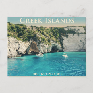 Greek Islands Postcard ポストカード