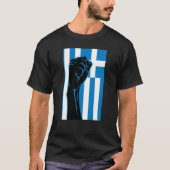 Greek Key Greek Pride OPA Hellas Greece Greek Flag Tシャツ (正面)