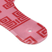 Greek Key Meander Tier in Pink and Red カッティングボード (角)