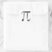 Greek Letter Pi Symbol スクエアシール (バッグ)
