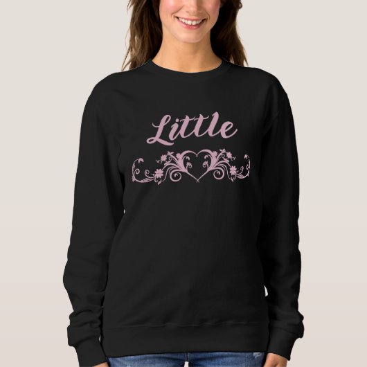 Greek Life Little Reveal Sorority Sister Big Littl スウェットシャツ (正面)