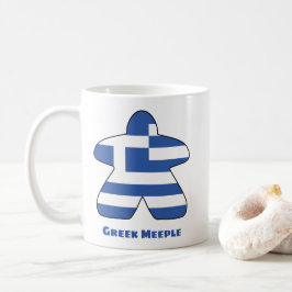 Greek Meeple Mug コーヒーマグカップ