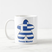 Greek Meeple Mug コーヒーマグカップ (左)