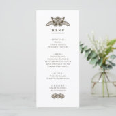 Greek menu party table Sign with stone elements メニュー (スタンド正面)