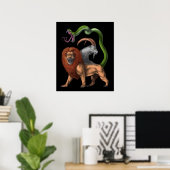 Greek Mythology Chimera ポスター (ホームオフィス)