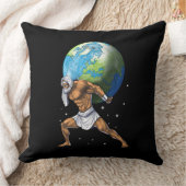 Greek Mythology God Atlas クッション (ブランケット)