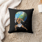 Greek Mythology God Atlas クッション (ブランケット)